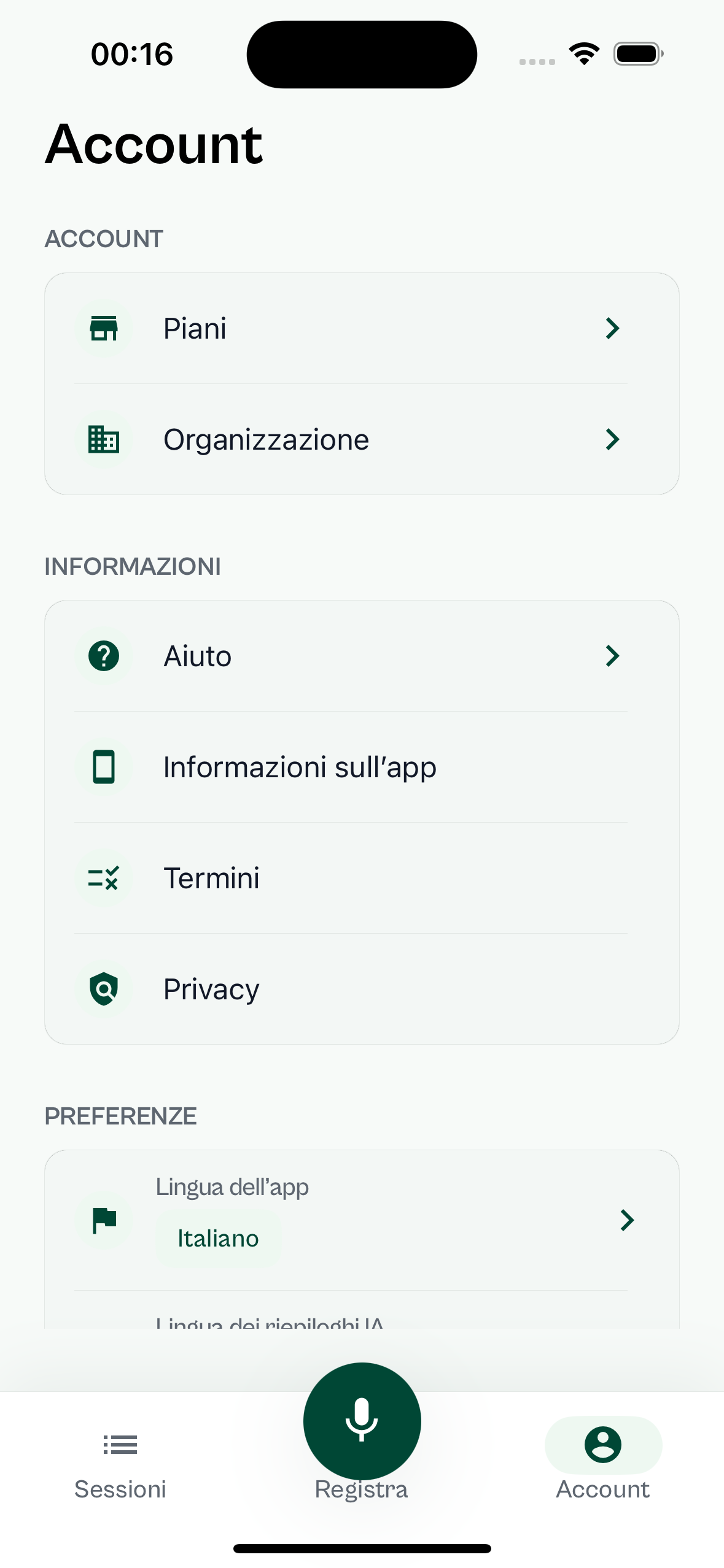 Registrazione, trascrizione e bozza riviste dal terapeuta.